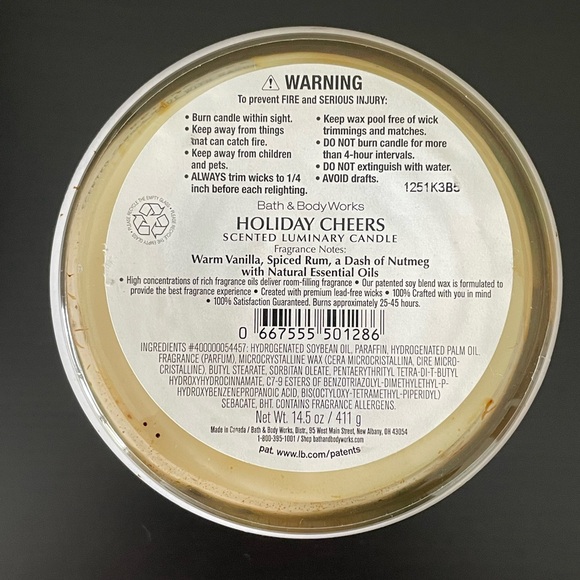 Bath and Body Works Candle - Holiday Cheer - Limited edition - Picture 7 of 8